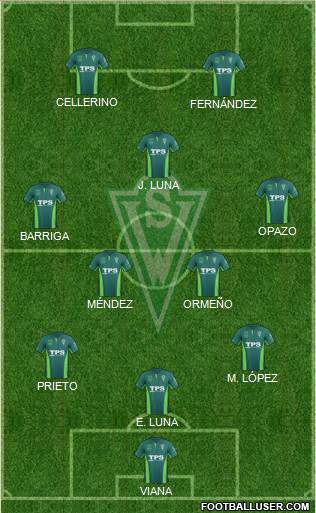 CD Santiago Wanderers S.A.D.P. Formation 2015