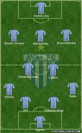 Avaí FC Formation 2015