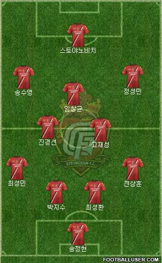 Gyeongnam FC Formation 2015