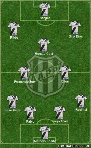AA Ponte Preta Formation 2015