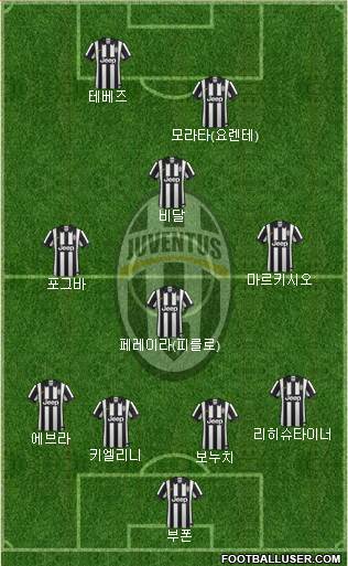 Juventus Formation 2015