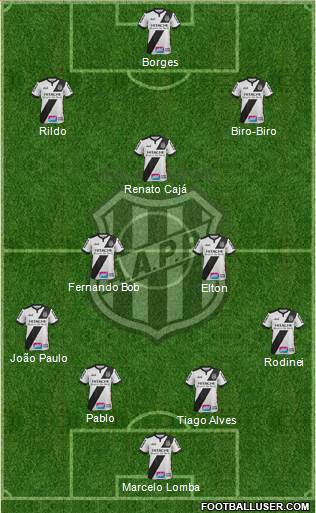 AA Ponte Preta Formation 2015