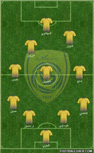 Al-Nassr (KSA) Formation 2015