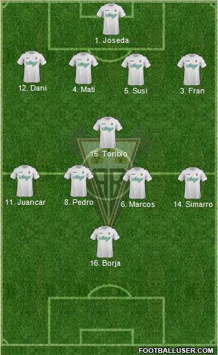 Albacete B., S.A.D. Formation 2015