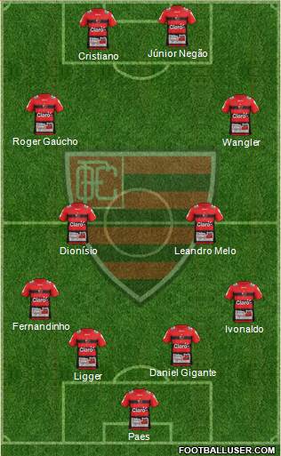 Oeste FC Formation 2015