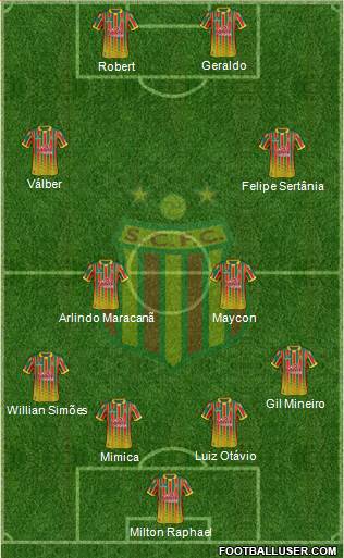 Sampaio Corrêa FC Formation 2015