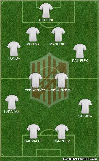 9 de Julio Formation 2015