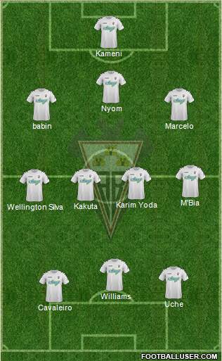 Albacete B., S.A.D. Formation 2015