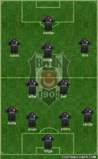 Besiktas JK Formation 2015