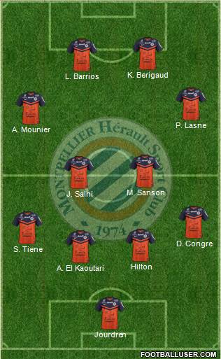 Montpellier Hérault Sport Club Formation 2015