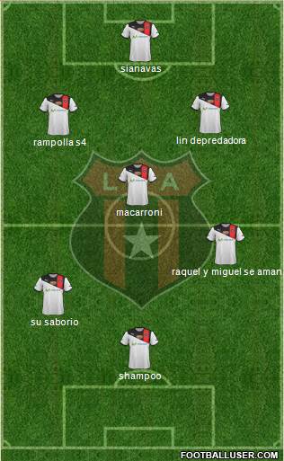 Liga Deportiva Alajuelense football formation