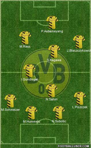 Borussia Dortmund Formation 2015