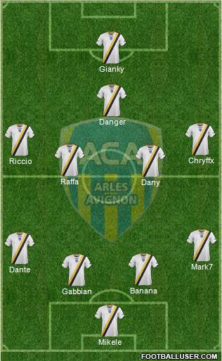 Athlétic Club Arles-Avignon football formation