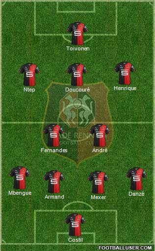 Stade Rennais Football Club Formation 2015