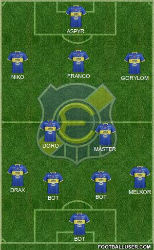 CD Everton de Viña del Mar S.A.D.P. Formation 2015