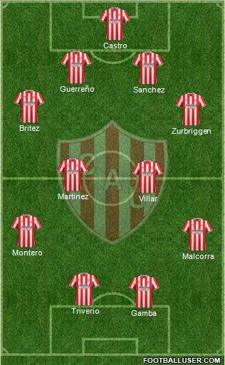 Unión de Santa Fe Formation 2015