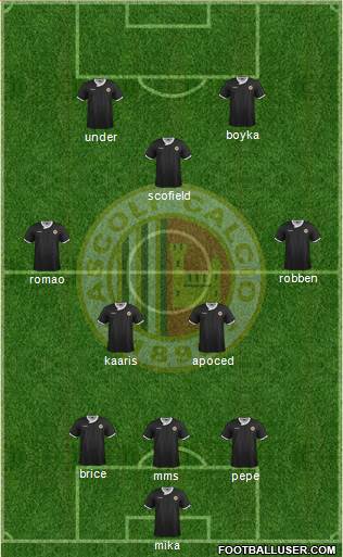 Ascoli football formation