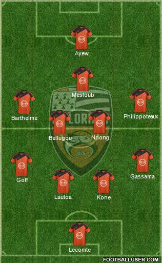 FC Lorient Bretagne Sud Formation 2015