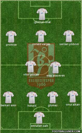 Balikesirspor Formation 2015