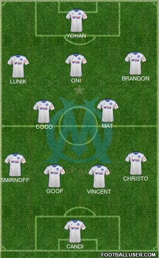 Olympique de Marseille Formation 2015