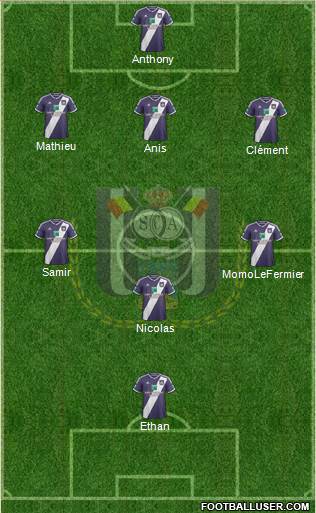 RSC Anderlecht Formation 2015