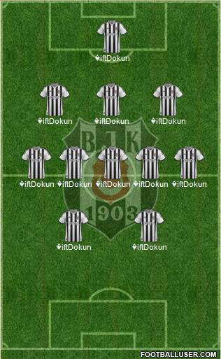 Besiktas JK Formation 2015