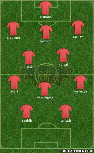 New Delhi Heroes Formation 2015