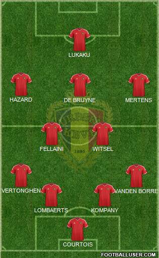 Belgium Formation 2015