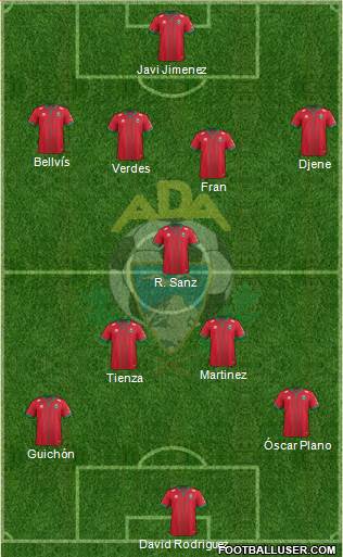 A.D. Alcorcón Formation 2015