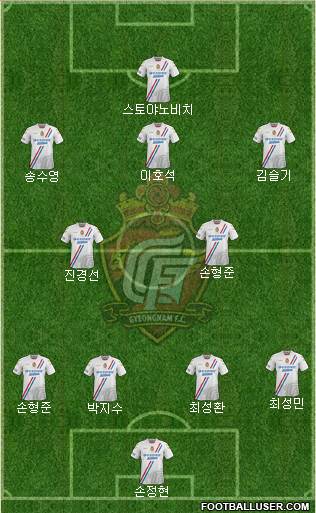 Gyeongnam FC Formation 2015