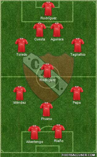 Independiente Formation 2015