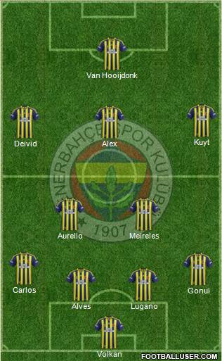 Fenerbahçe SK Formation 2015