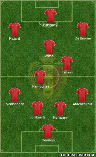 Belgium Formation 2015