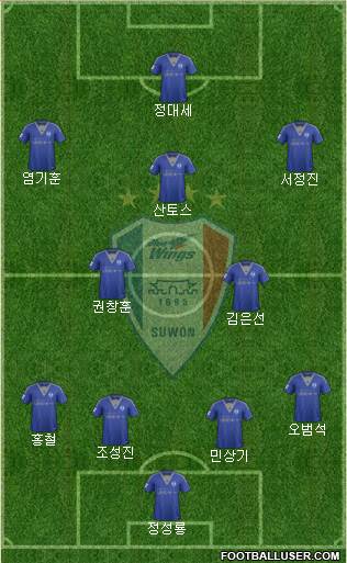 Suwon Samsung Blue Wings Formation 2015