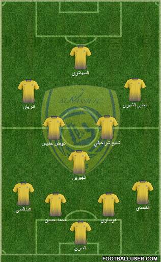 Al-Nassr (KSA) Formation 2015