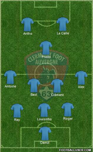 Clermont Foot Auvergne 63 Formation 2015