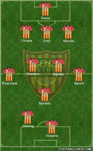 Boca Unidos Formation 2015