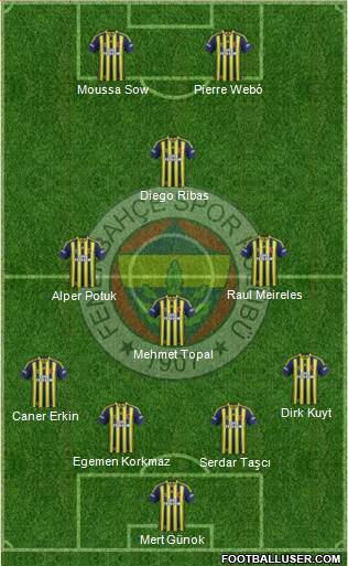 Fenerbahçe SK Formation 2015