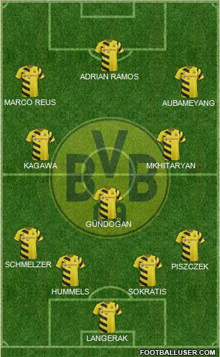 Borussia Dortmund Formation 2015