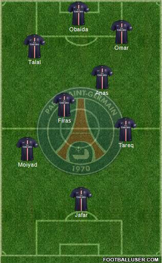 Paris Saint-Germain Formation 2015