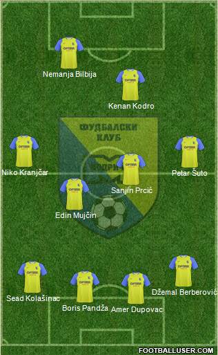 FK Modrica Maxima Formation 2015