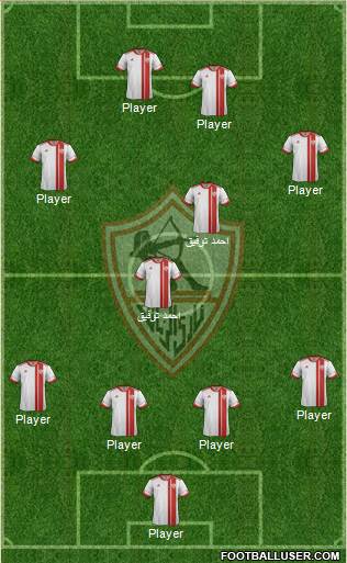 Zamalek Sporting Club Formation 2015