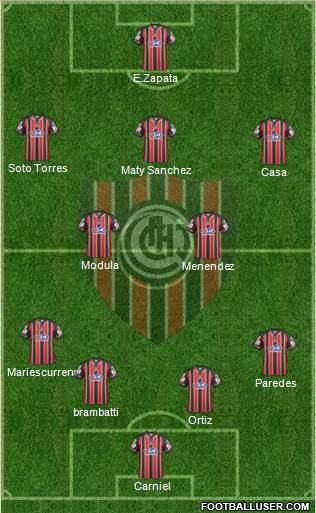 Chacarita Juniors Formation 2015