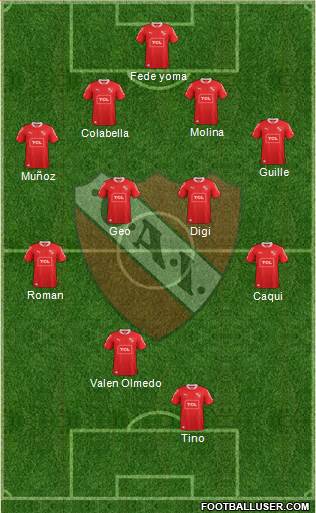 Independiente Formation 2015