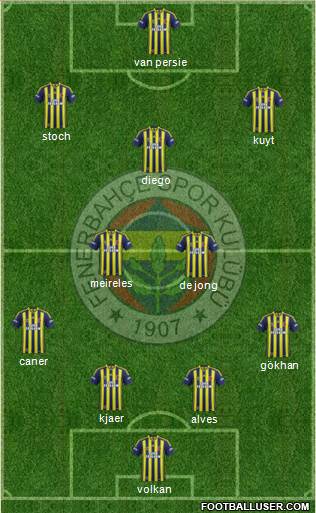 Fenerbahçe SK Formation 2015