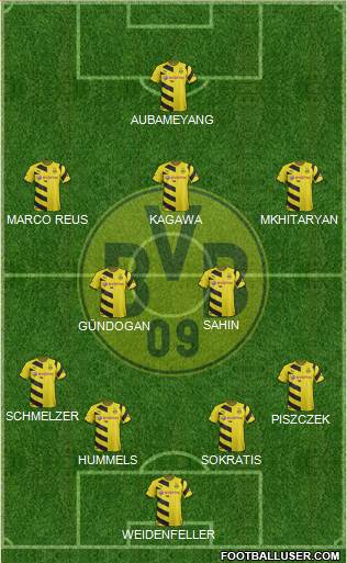 Borussia Dortmund Formation 2015