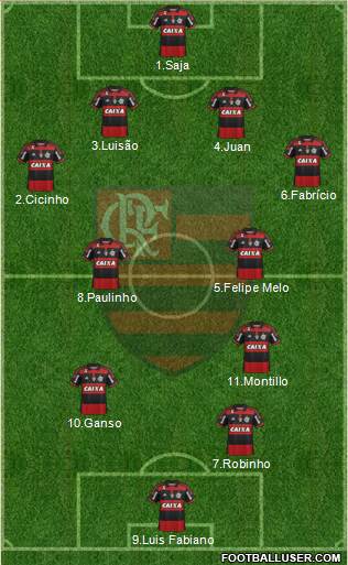 CR Flamengo Formation 2015