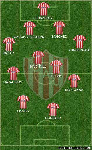 Unión de Santa Fe Formation 2015