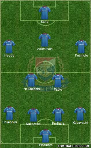 Yokohama F Marinos Formation 2015