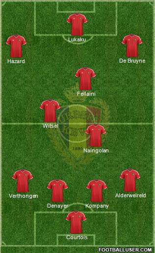 Belgium Formation 2015